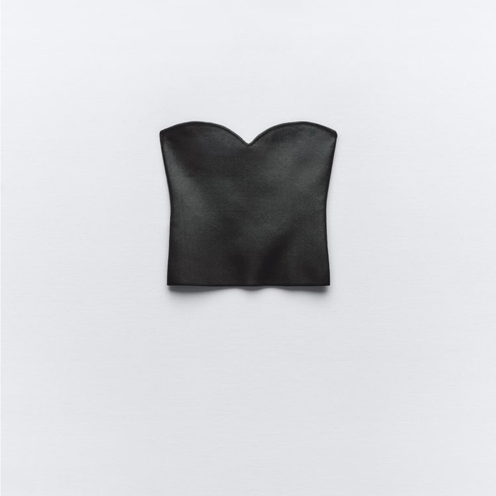 Zara Knit Bustier Top